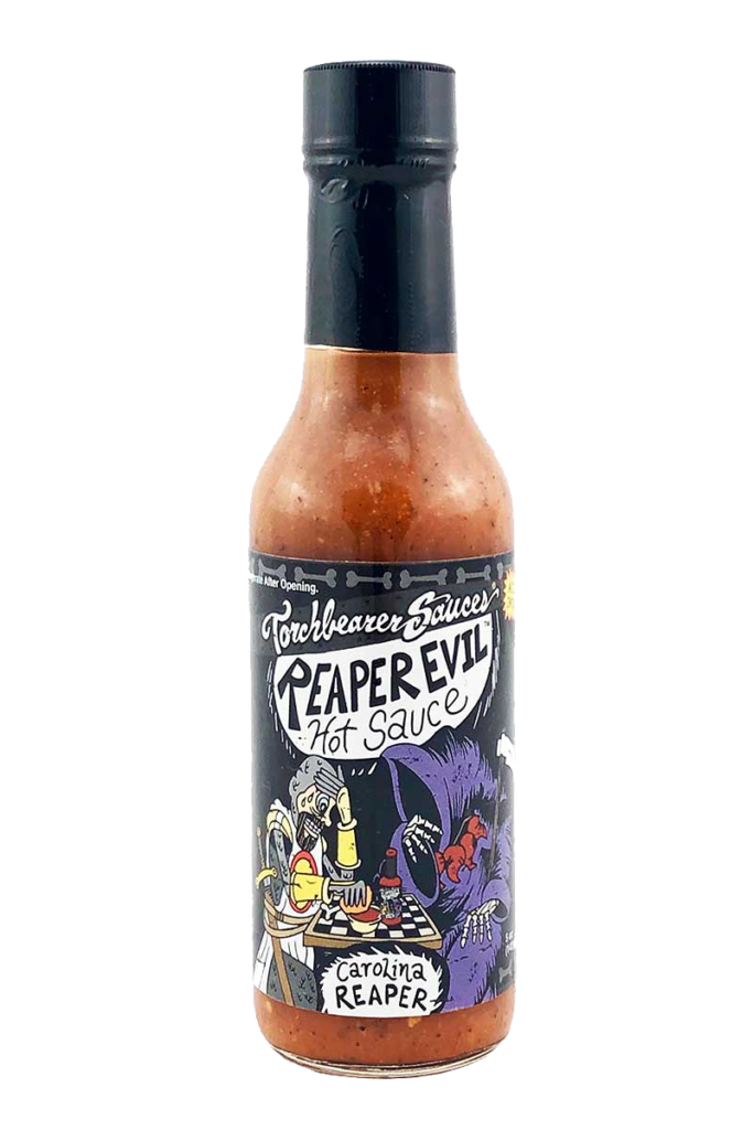 Torchbearer Sauces Reaper Evil Hot Sauce Review Fartley Farms Hot Sauce