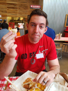 Ron Fartley eating Hot Chicken Takeover