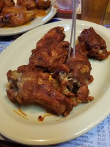 Fire in the Hole wings from Winking Lizard, part of Fartley Farms Spiciest dish in Columbus series