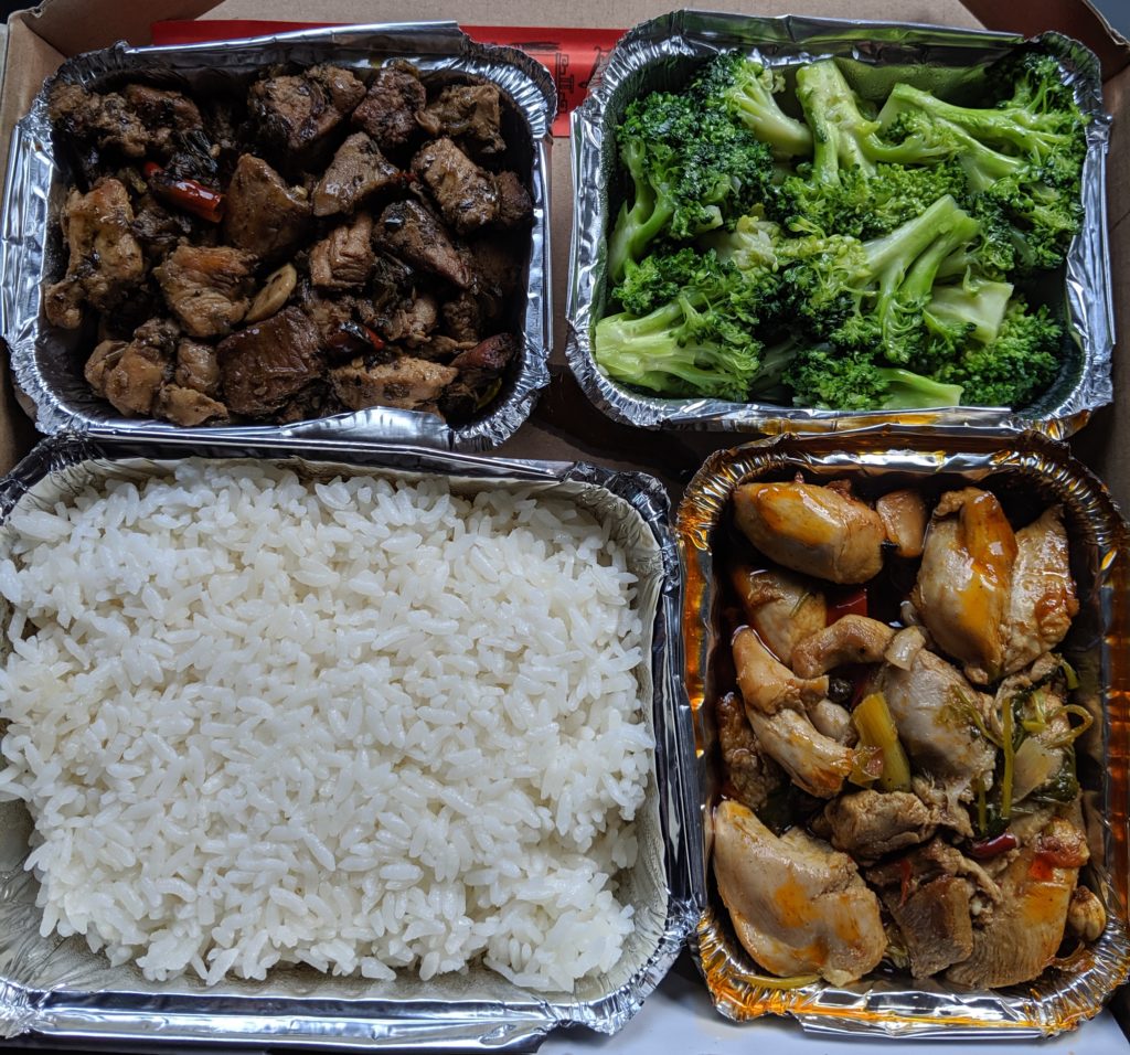 Spicy Hop spiciest dish in columbus chicken, szechuan chicken and broccoli