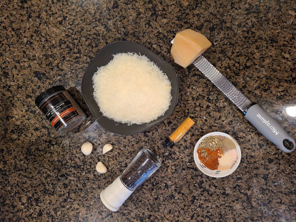 all ingredients for cajun alfredo
